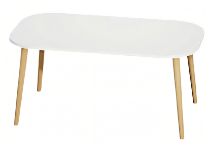 Moderner weißer Couchtisch aus Holz