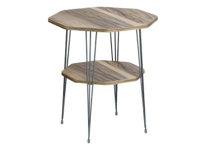 Beistelltisch aus Metall in Braun modern eleganter Stil