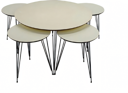 Weiße Holz Couchtisch mit modernem Design