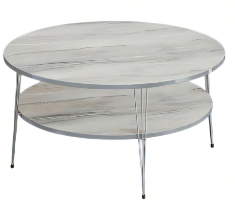 Grauer Holz Couchtisch modern eleganter Wohnzimmertisch