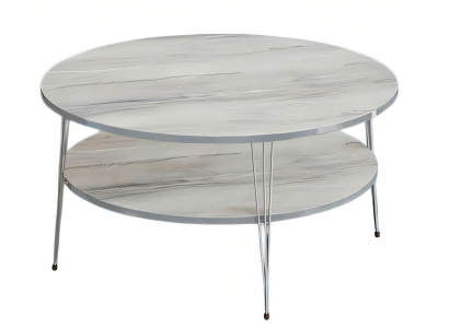 Grauer Holz Couchtisch modern eleganter Wohnzimmertisch