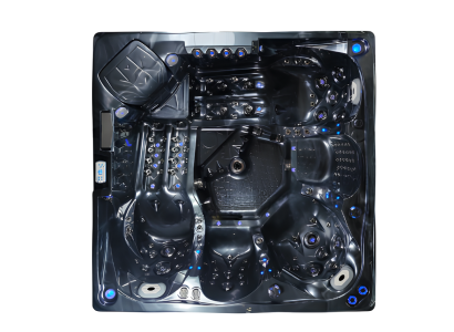 Whirlpool Blubberbad Hydromassagewanne Spa-Bad Whirlwanne 230x230cm