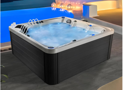 Außenwhirlpool Whirlpool Blubberbad Relaxpool Outdoor-Spa Massagebad 210x210 cm