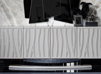 Weißes modernes Holzsideboard