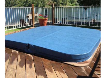 Whirlpool-Abdeckung Outdoor Spa Hot Tub Cover Lifter Poolabdeckung 200x200 cm