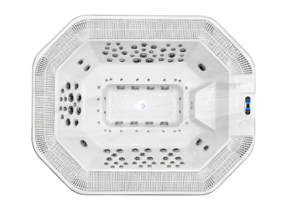 Whirlpool Whirlwanne Garten Bad Outdoor-Spa Relaxpool Massagebad 300x240cm