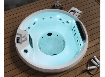 Hydromassagewanne Blubberbad Whirlpool Spa-Bad Whirlwanne 170x170 cm