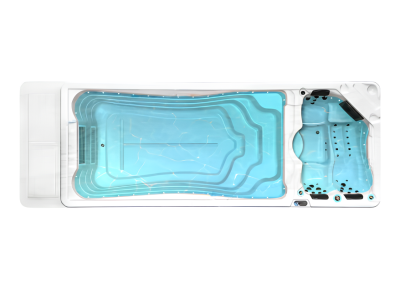 Whirlpool Hot Tub Spa Whirlwanne Sprudelbad Massagebadewanne Wellness 580x225cm