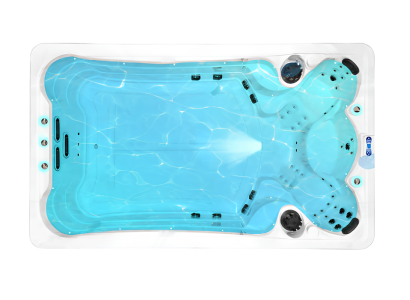 Whirlwanne Whirlpool Heißwasserbecken Hydromassagewanne Outdoor-Spa 398x230cm