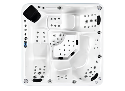 Whirlpool Blubberbad Hydromassagewanne Spa-Bad Whirlwanne 200x200 cm