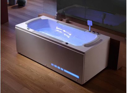 Massagebad Whirlpool Whirlwanne Hot Tub Blubberbad Hydromassagewanne 190x90 cm