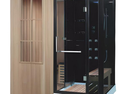 Sauna Dampfsauna Dampfdusche Massagedusche Saunakabine Hydromassagedusche