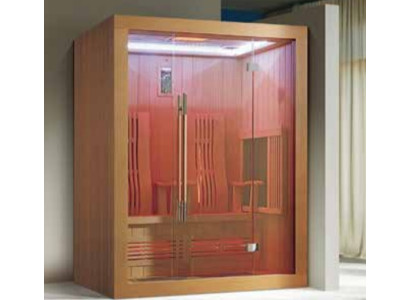 Infrarotsauna Saunakabine Sauna Lichtsauna Trockensauna Saunaraum 150x200 cm
