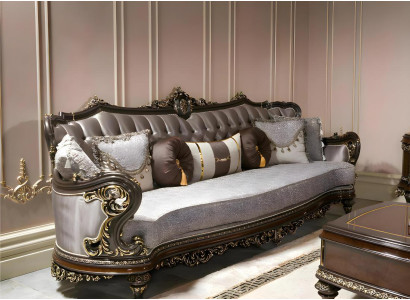 Klassische Wohnzimmergarnitur Designer Sofas Couchtisch Sideboard