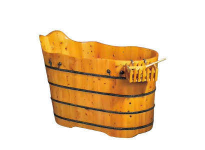 Fitovanna Entspannungsbad Holzzuber Holzbadewanne Badewanne Wanne 120x62 cm