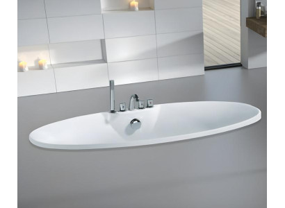 Einbaubadewanne Luxuswanne Oval Badewanne Wellnesswanne  Wanne 170x80 cm