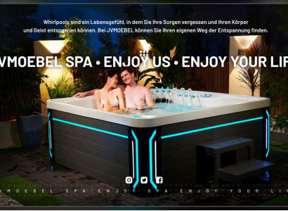 Hydromassagewanne Massagebecken Whirlpool Blubberbad Spa-Bad 356x202 cm