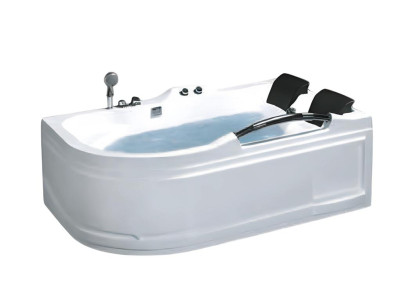 Badewanne Whirlpool Blubberbad Hydromassagewanne Komfortwanne 170x120 cm