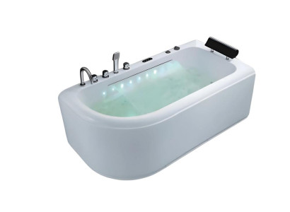 Massage Badewanne Whirlpool Spa Whirlwanne Hydromassagewanne 180x85 cm