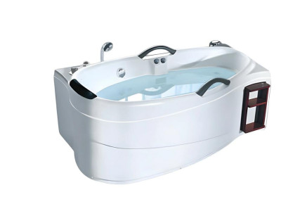 Massagebad Whirlpool Whirlwanne Hot Tub Blubberbad Hydromassagewanne 170x85 cm