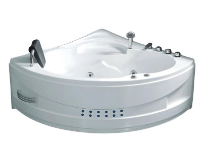 Spa-Bad Whirlwanne Whirlpool Blubberbad Hydromassagewanne Sprudelbad 135x135 cm