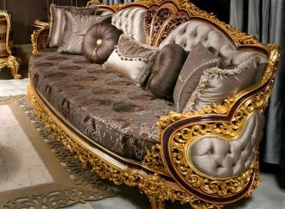 Beige Stoffsofa 3-Sitzer modernes Design gemütlich