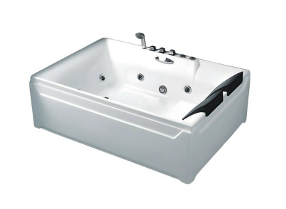 Badewanne Whirlpool Blubberbad Hydromassagewanne Spa-Bad Whirlwanne 183x123  cm