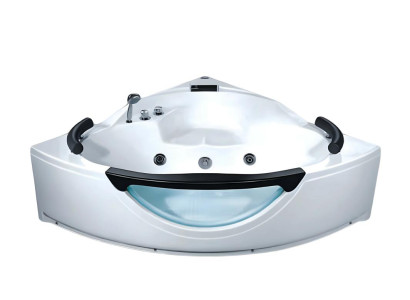 Freistehende Wanne Wellnesswanne Badewanne Whirlpool Massagewanne 156x156 cm