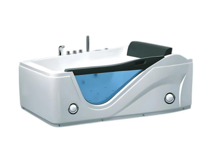 Massagebadewanne Whirlpool Badewanne Blubberbad Spa-Bad Whirlwanne 180x130 cm