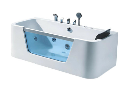 Luxuswanne Whirlpool Massagewanne Wellnesswanne Freistehende Wanne 170x80 cm