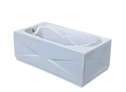 Design-Badewanne Acrylwanne Luxuswanne Wanne Relaxwanne Komfortwanne 130x71 cm