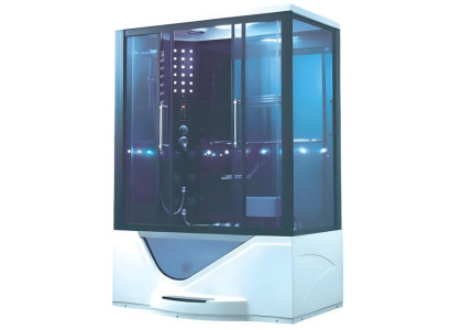 Dusche Hydromassagedusche Massageduschkabine Designsauna Duschkabine 160x110 cm