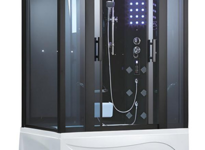 Multifunktionsdusche Massageduschkabine Duschkabine Wellnessdusche 150x90 cm