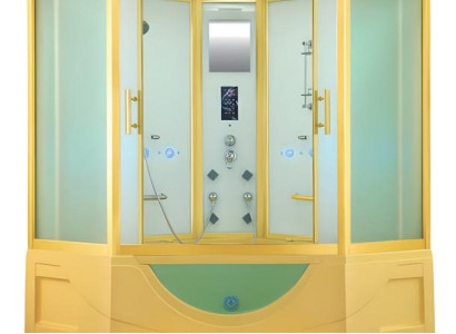 Dampfdusche Wellnessdusche Duschkabine Duschraum Massageduschkabine 165x165 cm