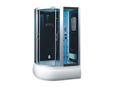 Eckdusche Duschraum Dusche Duschkabine Wellnessdusche Glaskabine 120x85 cm