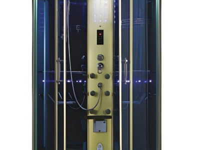 Glaskabine Design-Dusche Komfortdusche Duschkabine Wellnesskabine 100x100 cm