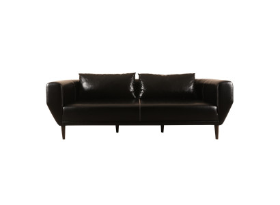 Schwarzes Ledersofa Wohnzimmer Designer Ledercouchen Sitzmöbel