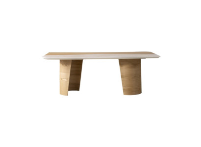 Moderner Esstisch aus Holz in Braun mit stilvollem Design