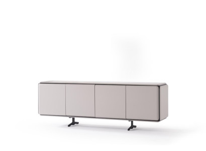 Beige Sideboard aus Holz modern, eleganter Stauraum in stilvollem