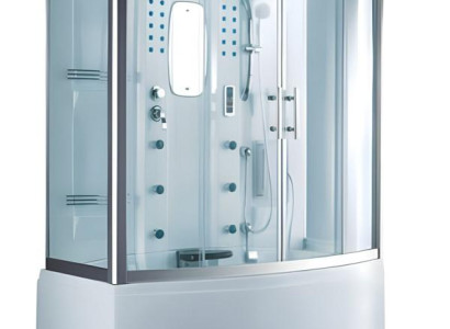 Wellnessdusche Massageduschkabine Duschkabine Multifunktionsdusche 170x88 cm