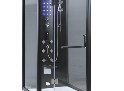 Dusche Luxusduschkabine Wellness-Duschkabine Multifunktionsdusche 120x90 cm