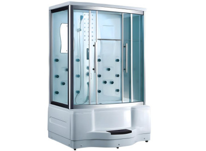 Hydromassage-Dusche Duschkabine Komfortdusche Multifunktionsdusche 180x98 cm