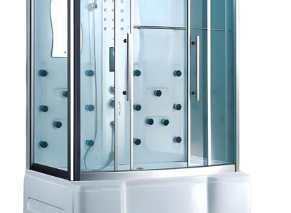 Hydromassage-Dusche Duschkabine Komfortdusche Multifunktionsdusche 180x98 cm