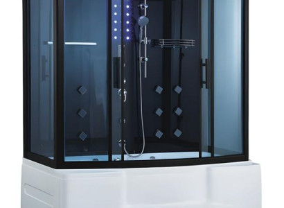 Glaskabine Design-Dusche Komfortdusche Duschkabine Wärmekabine 180x90 cm