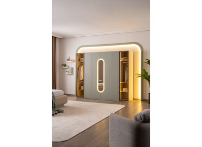 Moderner Kleiderschrank Gemütlichkeit und Harmonie in jedem Detail