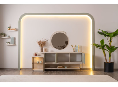 Sideboard mit Spiegel Eine praktische Lösung für Ihren Raum.