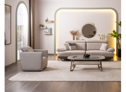 Elegantes Set in modernem Design für ein stilvolles Wohnzimmer