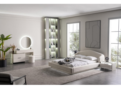 Ein elegantes Set für eine gemütliche Atmosphäre im Schlafzimmer