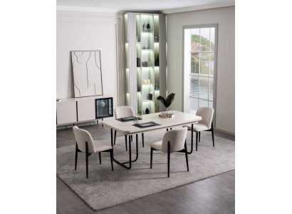 Esszimmer-Set Lakonisches Design für stilvolle Innenräume