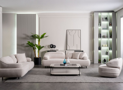 Wohnzimmer-Set Gemütlichkeit in jedem Detail der Einrichtung